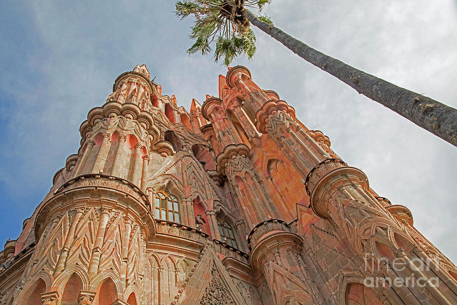 San Miguel De Allende Cathedral, Guanajuato, Mexico Photograph