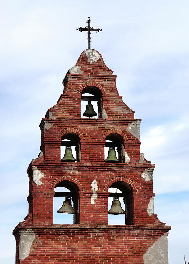 Mission San Miguel Bell Tower Photograph by Brett Harvey