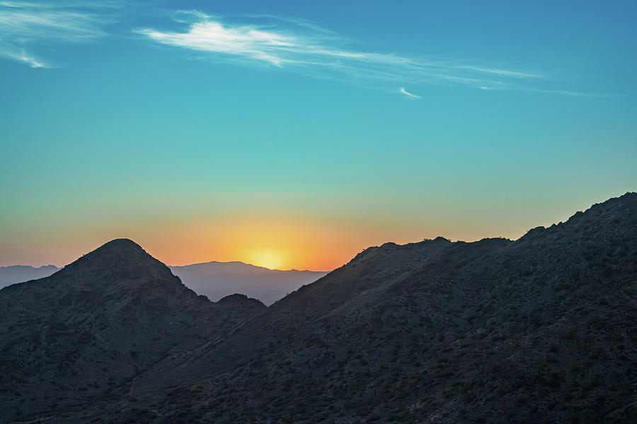 San Tan Mountain Sunrise Photograph By Devin Whipple - Fine Art America