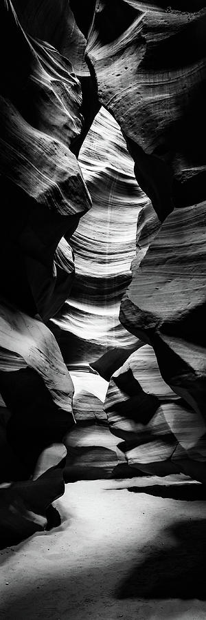 Sanctum Shadows - Black and White Photograph by Gregory Ballos