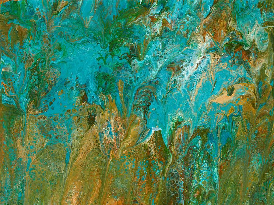 Sand and Sea Painting by Tessa Evette Sand and Sea Painting by Tessa Evette