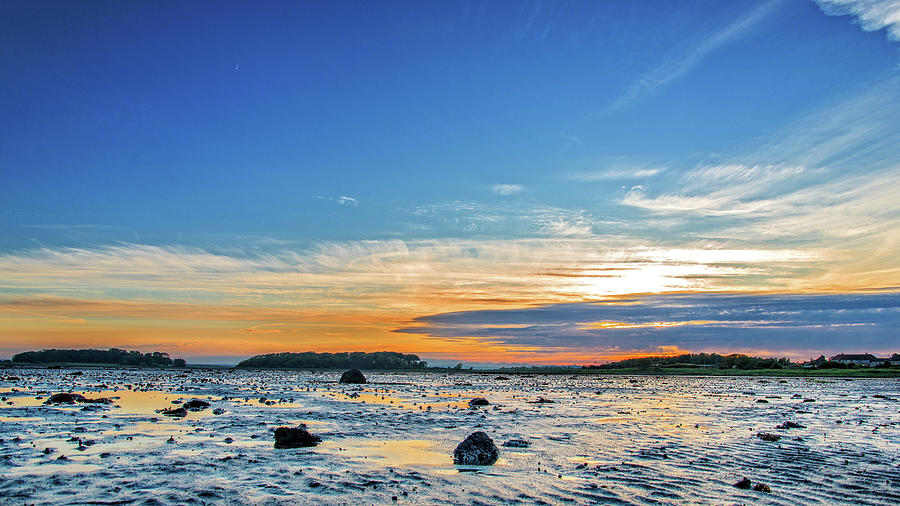  Sand and Sky, a Strangford Evening Photograph by Martyn Boyd