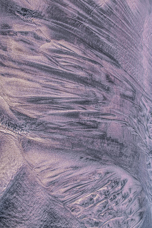 Sand Art Abstract Violet Sand img #6 Photograph by Bruce Pritchett