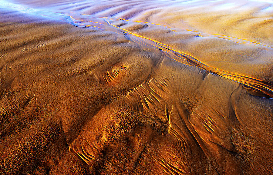 Sand Art in Tasmania Photograph by Angelika Vogel