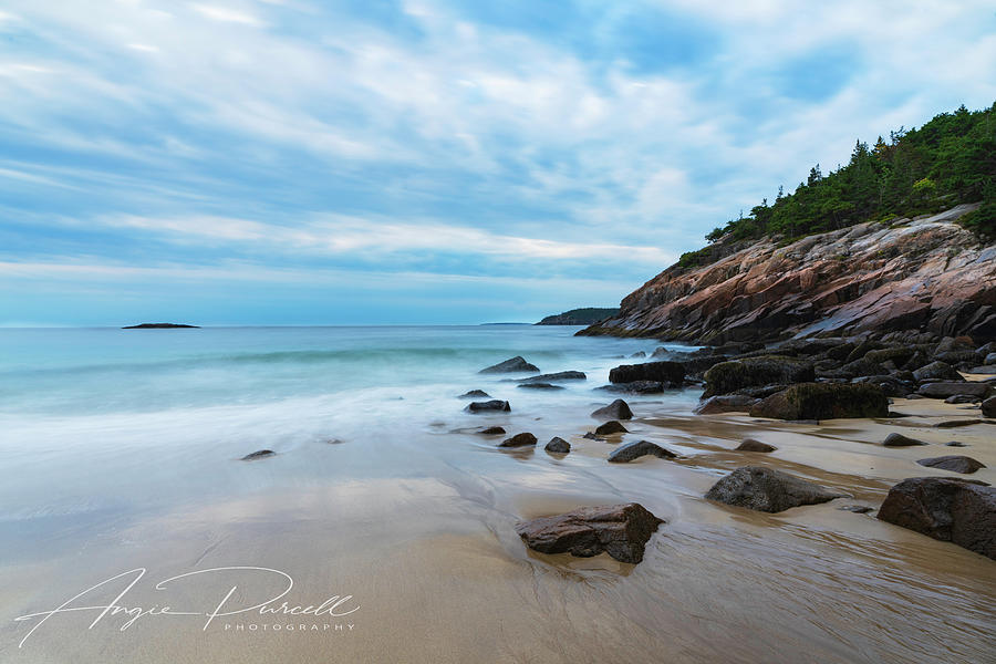 Acadia National Park Photograph - Sand Beach  by Angie Purcell