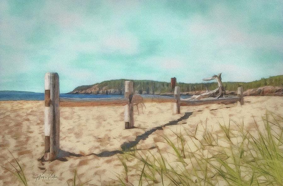 Sand Beach Painting