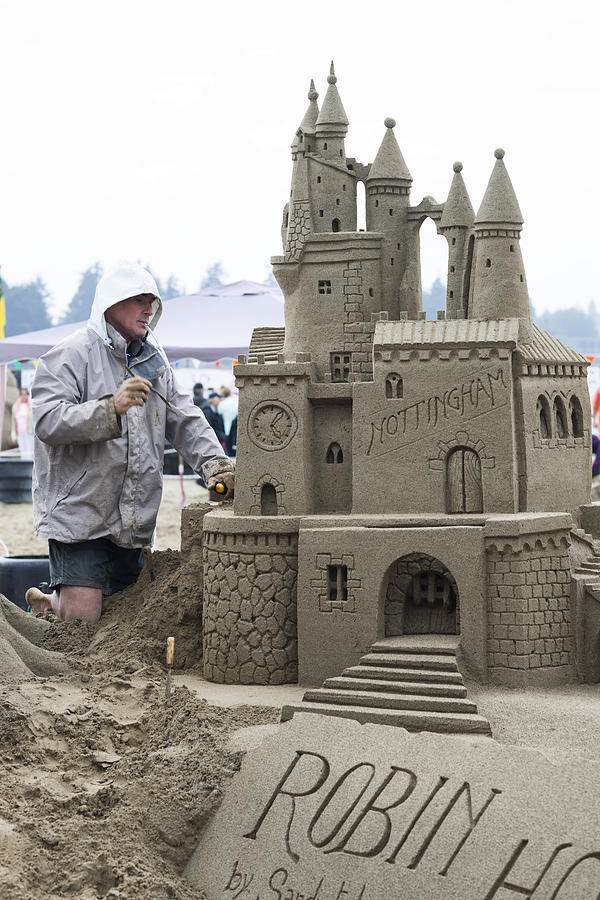 Sand castle competition in Canada Photograph by Wanderluster
