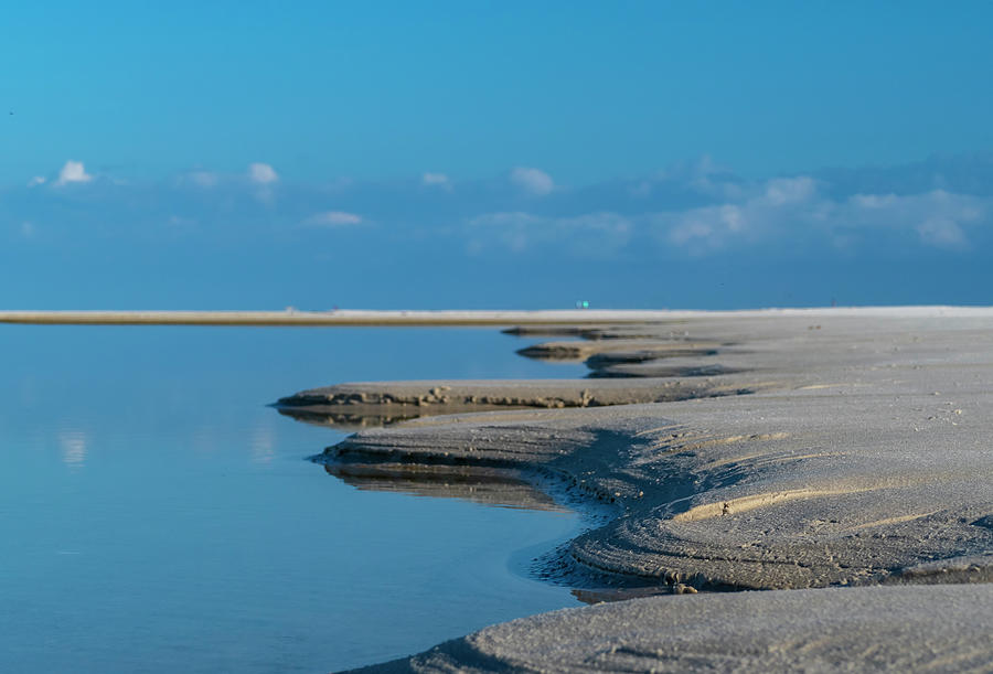 Sand Designs on a Beach Photograph by Sandra J's - Fine Art America