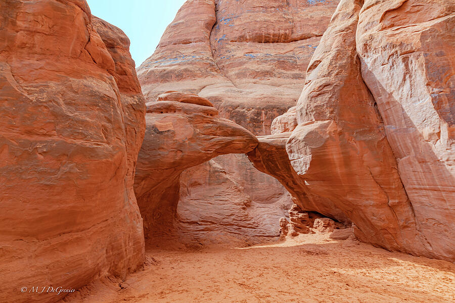 Sand Dune Arch Photograph by Michael DeGrenier Sand Dune Arch Photograph by Michael DeGrenier