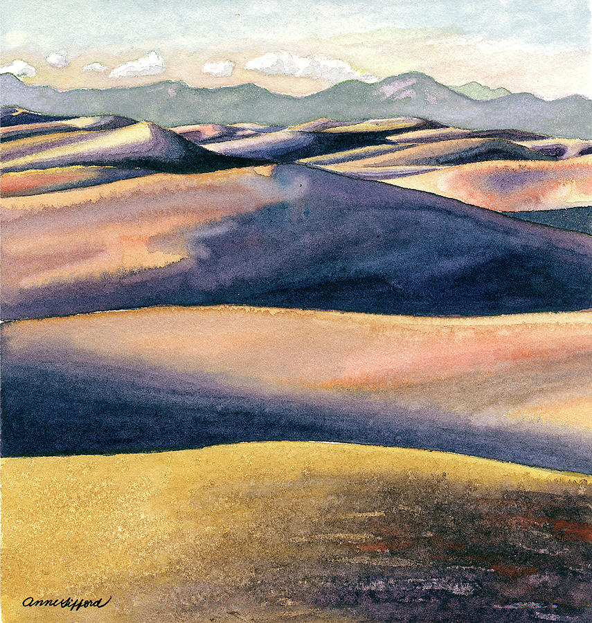 Sand Dunes Painting by Anne Gifford