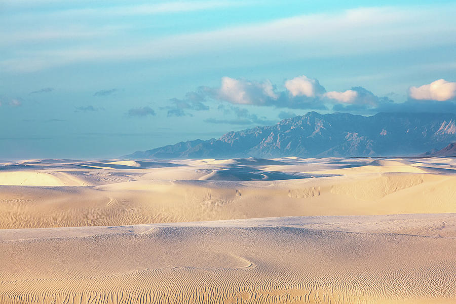 Sand Dunes at White Sands  Photograph by Alex Mironyuk