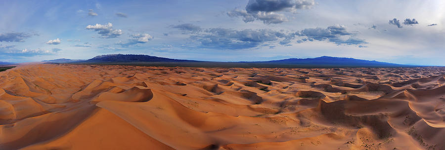 Sand dunes in Gobi Desert at sunset Photograph by Mikhail Kokhanchikov