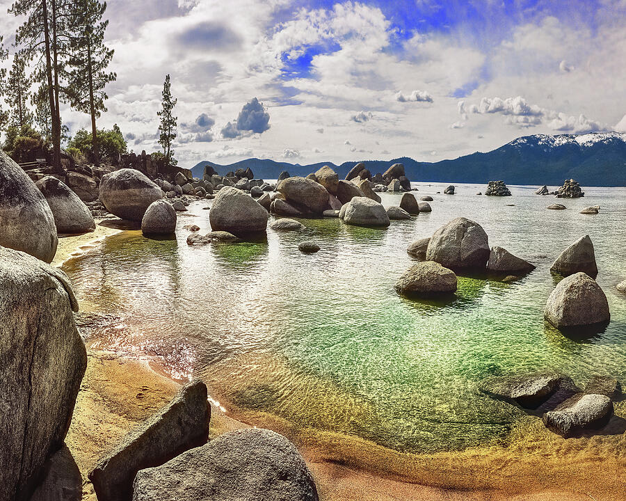 Sand Harbor Too State Park, Lake Tahoe, Nevada Photograph by Don Schimmel