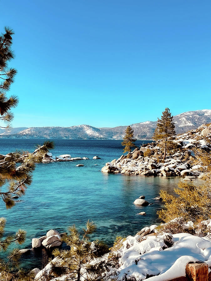 Sand Harbor view Photograph by Monica Hughes