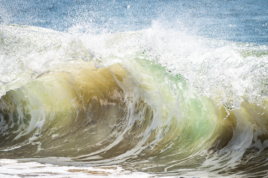 Sand in the Surf Photograph by Linda Bonaccorsi