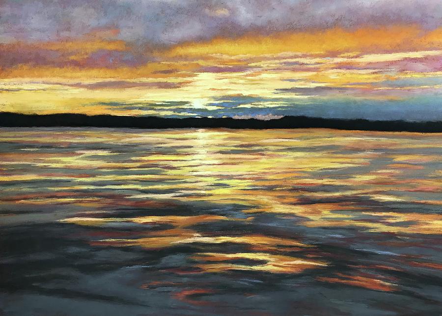 Sand Lake Pastel by Catherine McIlhenny - Fine Art America