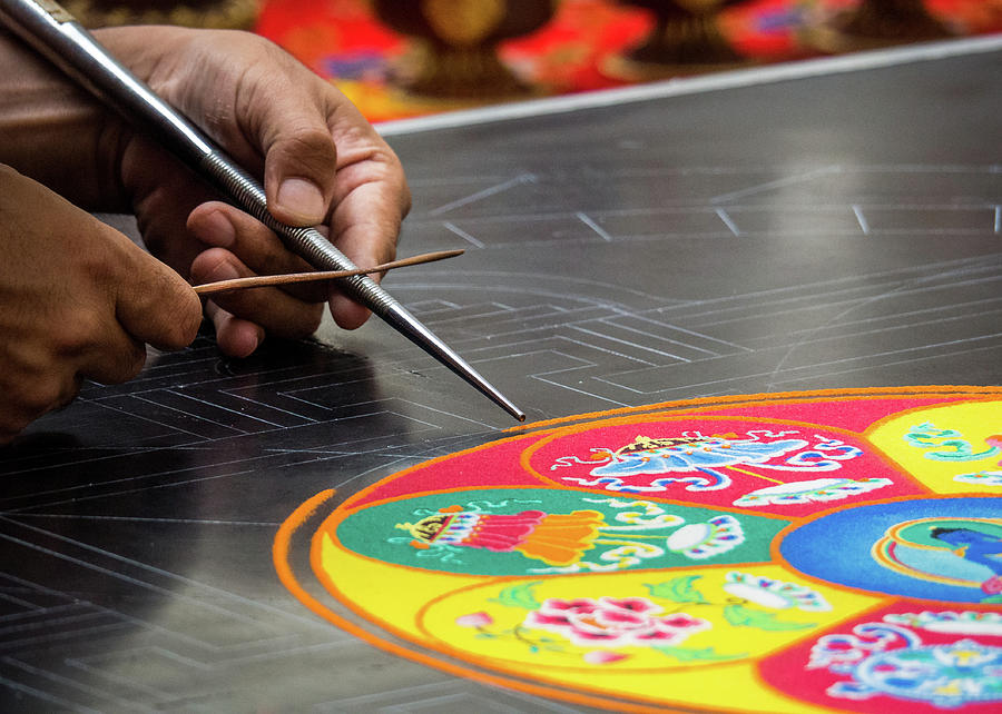 Sand Mandala 3 Photograph by Morey Gers - Fine Art America