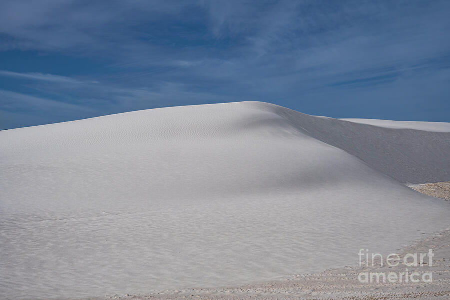 National Parks Photograph - Sand Mound in White Sands National Park  by Bob Phillips