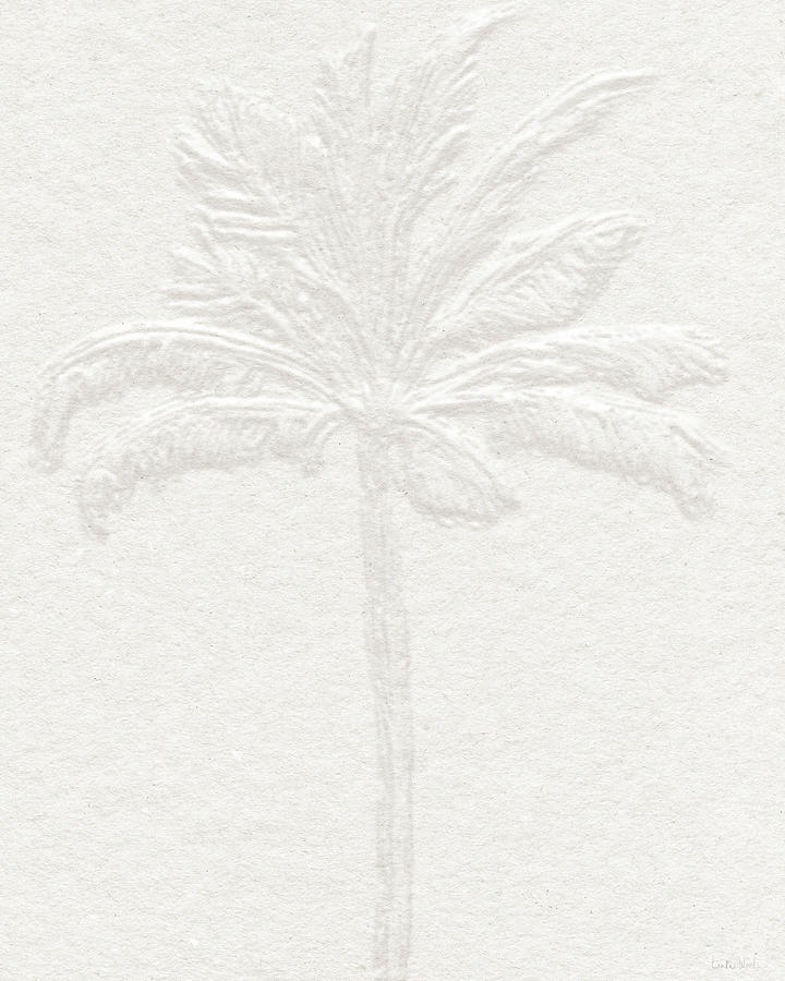 Sand Palm Tree 3- Art by Linda Woods Mixed Media by Linda Woods