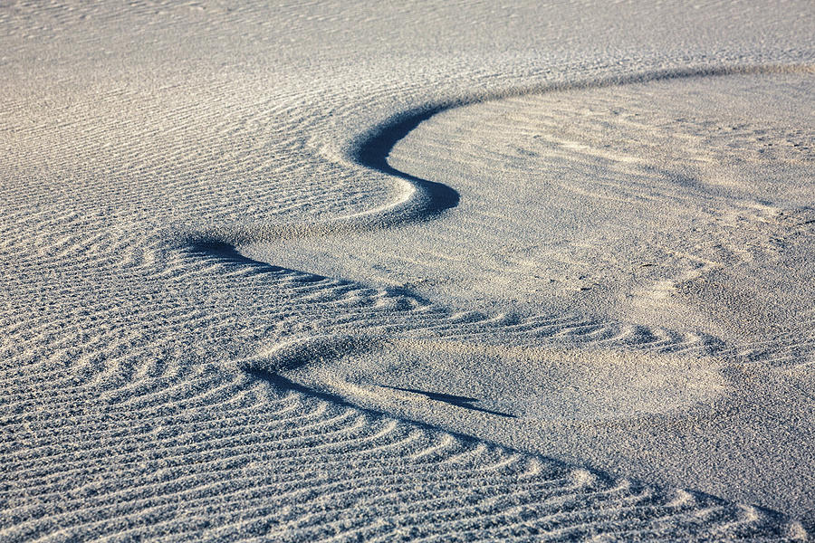 Sand pattern Photograph by Alex Mironyuk