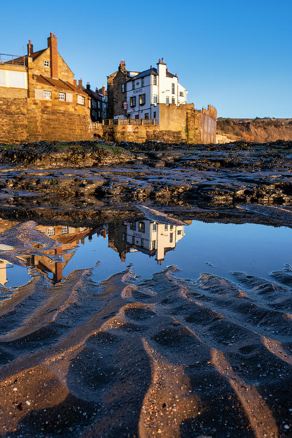 Sand Patterns at Robin Hoods Bay Photograph by Tim Hill - Fine Art America