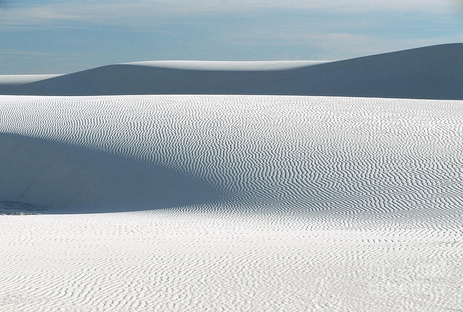 White Sands Photograph - Sand Patterns by Sandra Bronstein