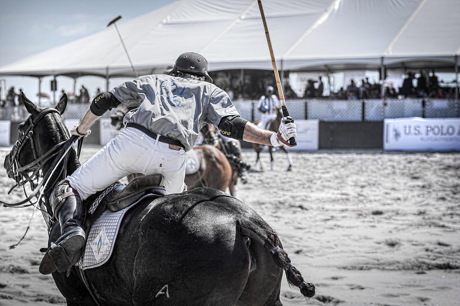 Sand Polo at The Del 1 Photograph by JoAnn Silva
