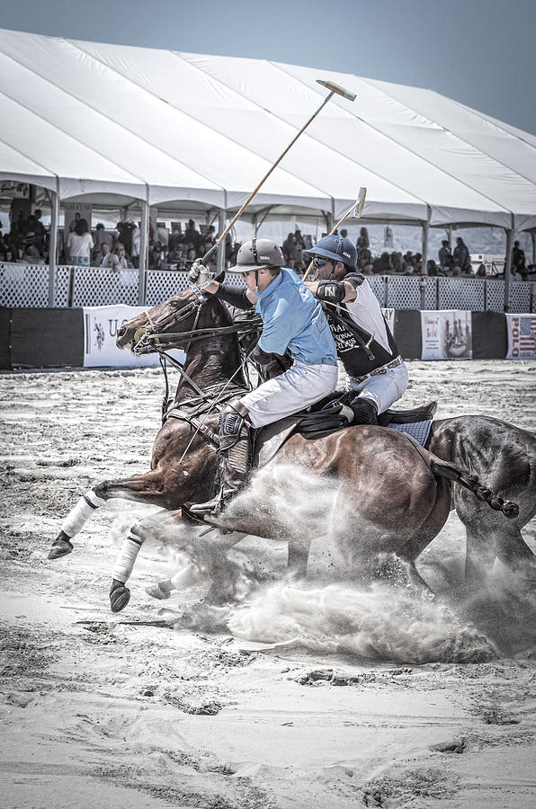 Sand Polo at The Del 3 Photograph by JoAnn Silva