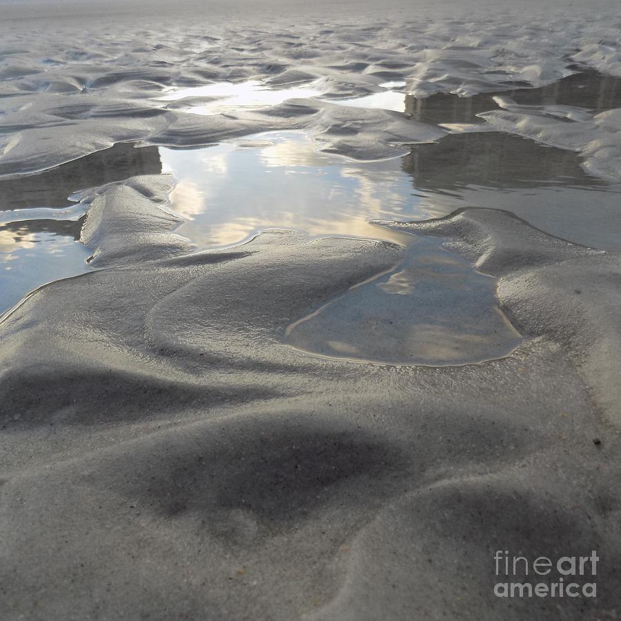 Sand Puddles  Photograph by Joshua Schroeder