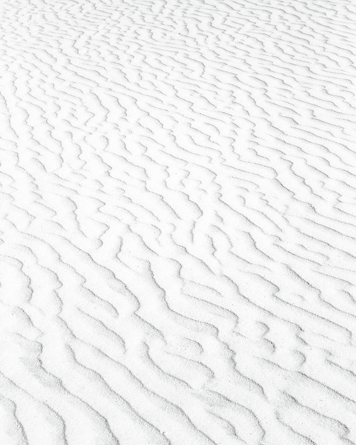 Sand Ripples - Natures Abstracts, White Sands NP Photograph by Mike Schaffner
