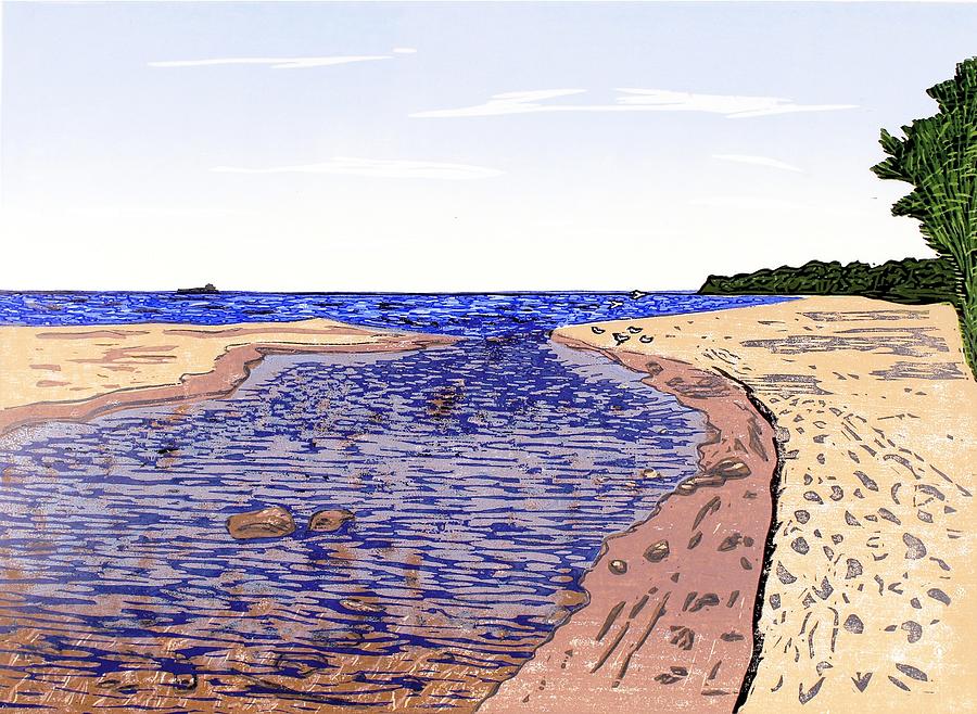 Sand River Bay 3 Relief by Ben Bohnsack