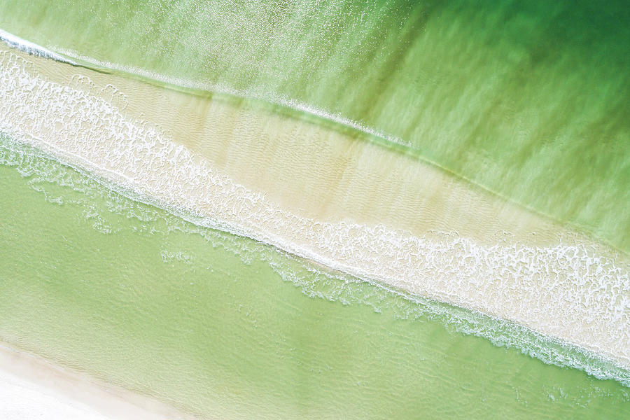 Sandbar Surf Photograph by Kurt Lischka