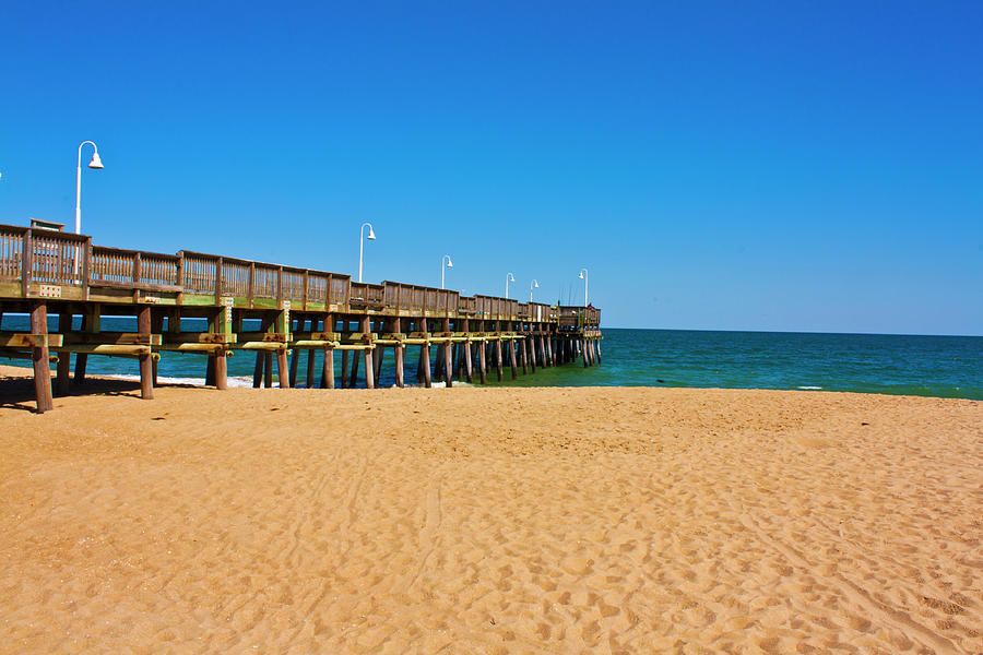 Sandbridge Pier Photograph by Greg Frederick | Fine Art America