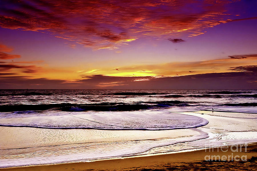 Sandbridge Seascape Photograph by Scott Cameron