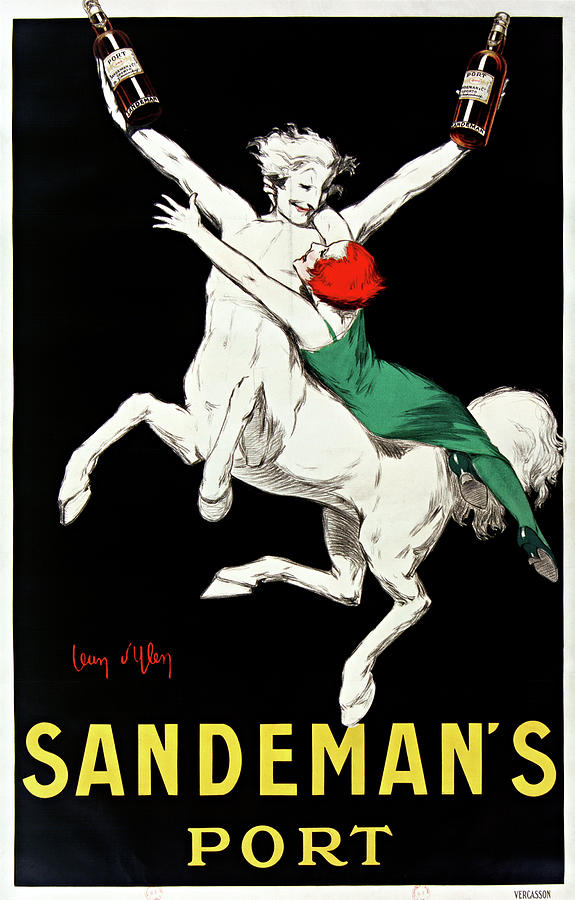 Sandemans Port - 1930 Mixed Media by Jean d Ylen