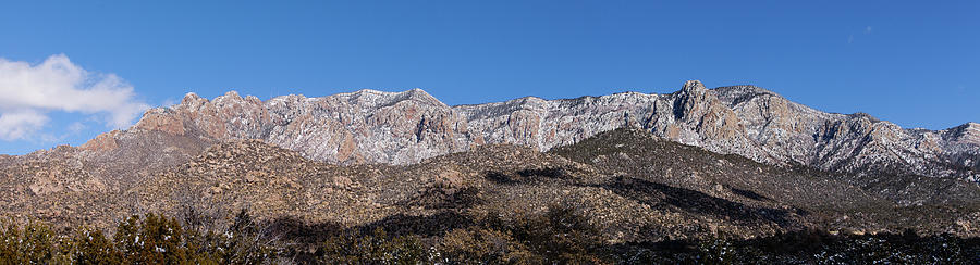 Sandia Crest from Pino Trail Photograph by Alan Vance Ley