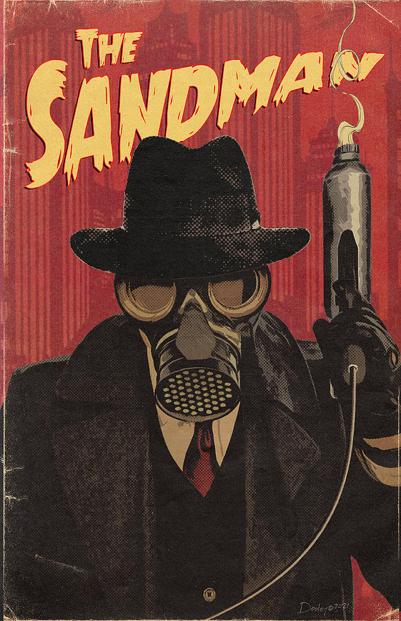 Sandman Digital Art by Shawn Dooley
