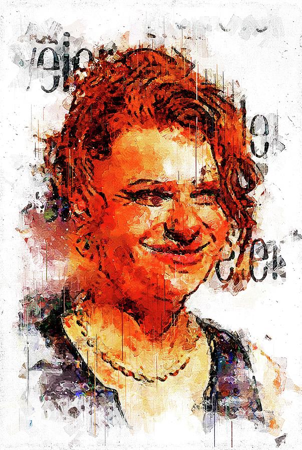 Sandra Bernhard Digital Art by Walter Florine | Pixels