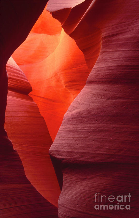 Sandstone Abstract Lower Antelope Slot Canyon Arizona Photograph by Dave Welling