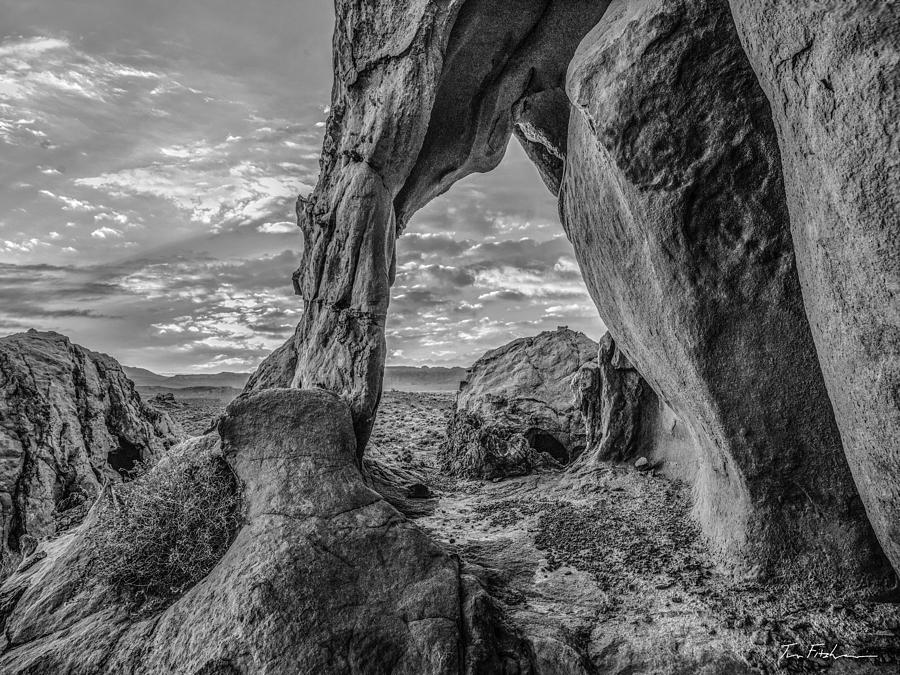 Valley Of Fire State Park Photograph - Sandstone Arch, Valley of Fire State Park by Tim Fitzharris