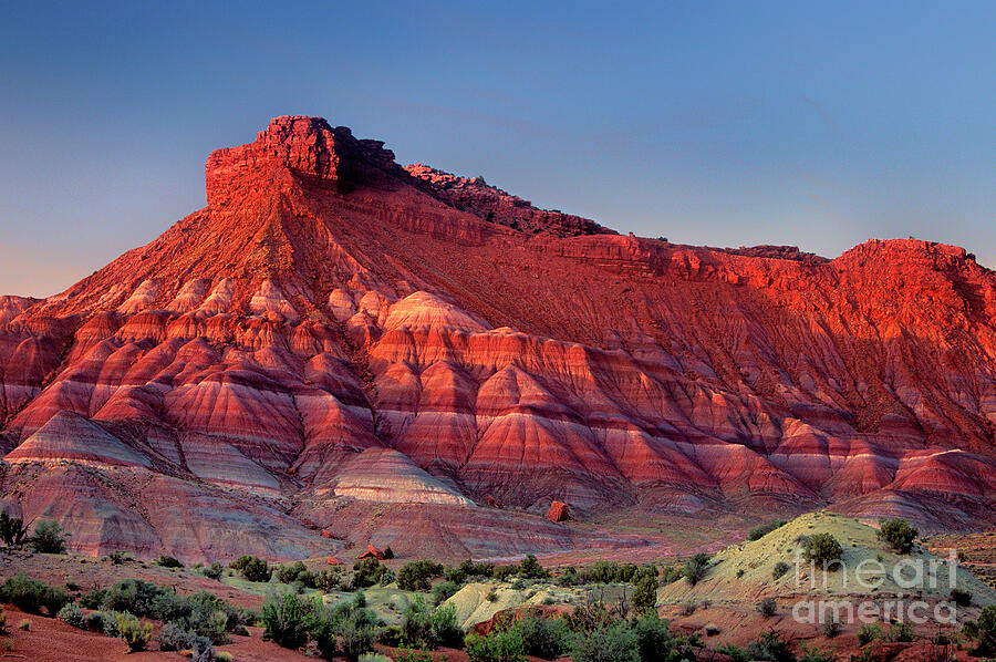 Sandstone Butte Near Paria Canyon Southern Utah Photograph by Dave Welling