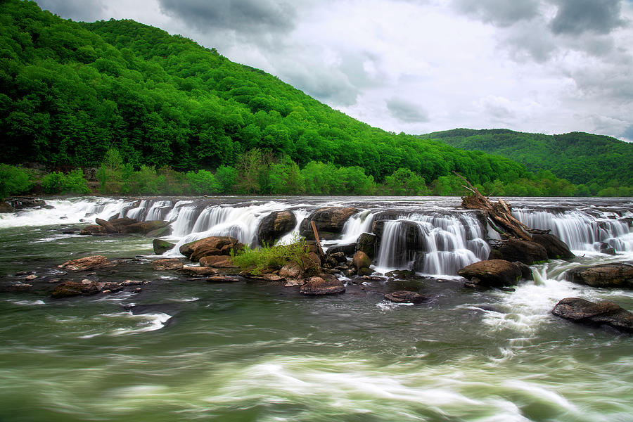 Sandstone Falls Photograph by Andy Crawford