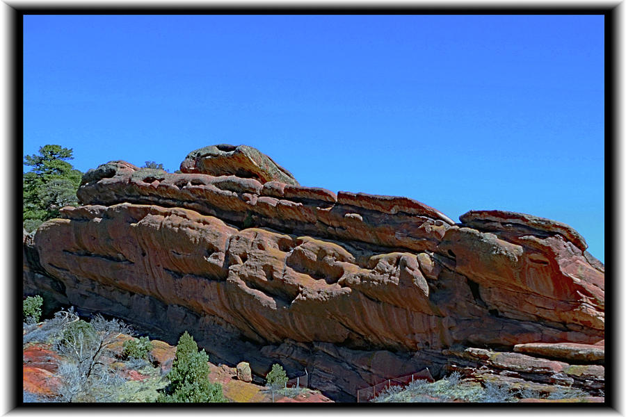 Sandstone Formations Photograph by Richard Risely