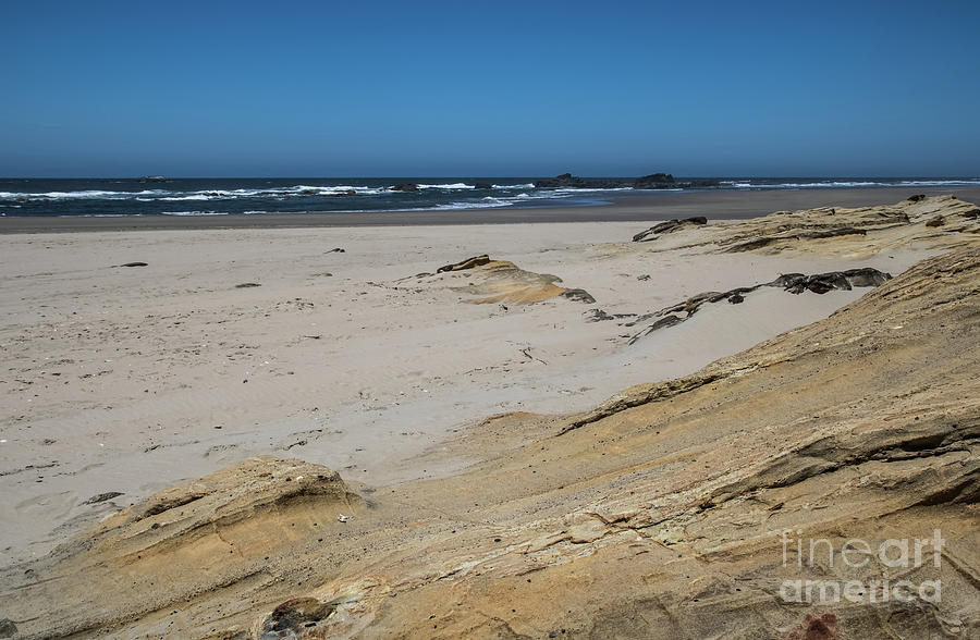 Sandstone Seascape Photograph by Suzanne Luft