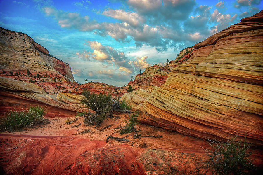 Sandstone Sunset Photograph by Jack and Darnell Est