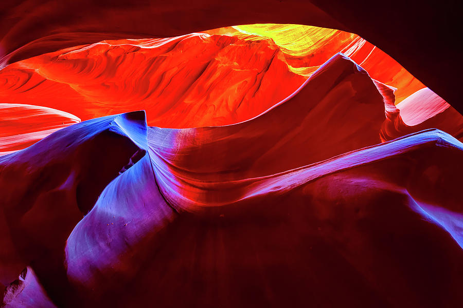 Sandstone Symphony - Colorful Layers Of Antelope Canyon Photograph by Gregory Ballos
