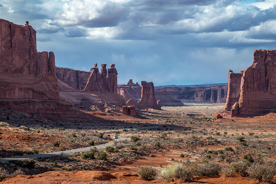 Arches National Park Photograph - Sandstone Towers by Andy Konieczny