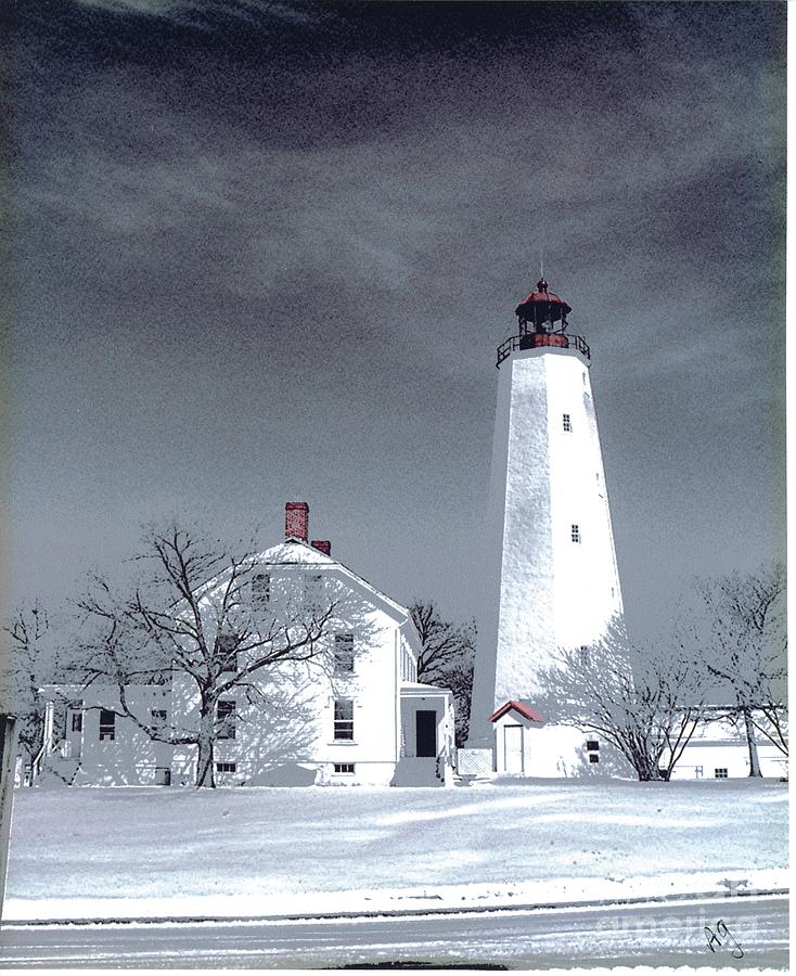 Sandy Hook LightHouse Photograph by Arnie Goldstein - Fine Art America