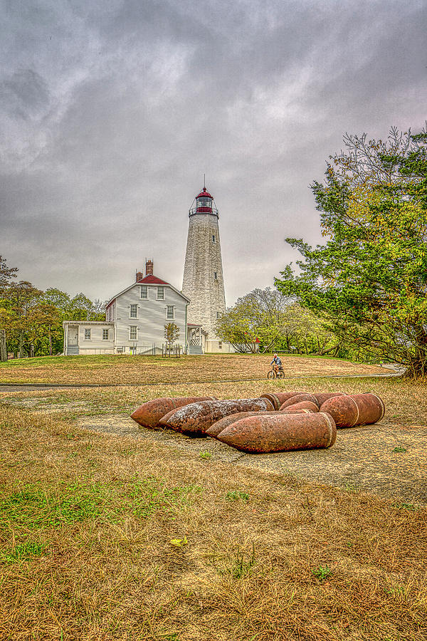 Sandy Hook Lighthouse Photograph by Penny Polakoff