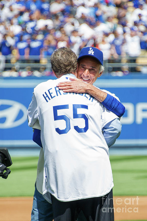 Sandy Koufax And Orel Hershiser Photograph by Noel Vasquez Sandy Koufax And Orel Hershiser Photograph by Noel Vasquez